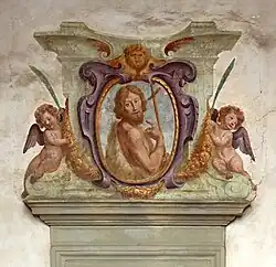 Иоанн Креститель. Фреска. 1605-1610. Чертоза ди Фиренце