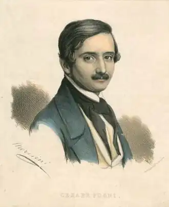 Цезарь Пуни, 1843—1845, Лондон. Литография по рисунку Дж. Моросини