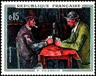 1961: картина Поля Сезанна«Игроки в карты»