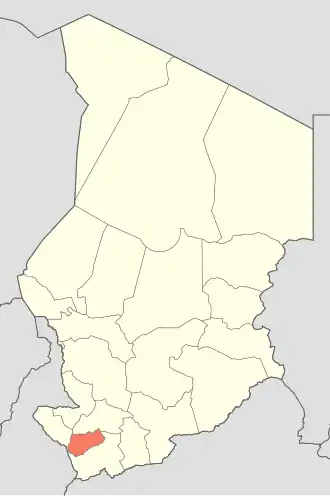 Западный Логон на карте