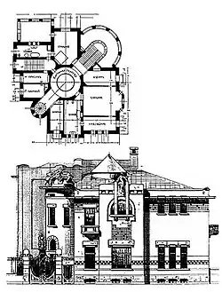 Проект особняка С. Н. Чаева