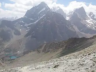 Пики Чапдара и Бодхона в Фанских горах, Памиро-Алай