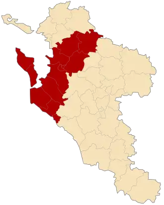 Рошфор, карта