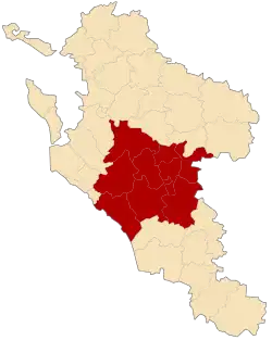 Сент на карте