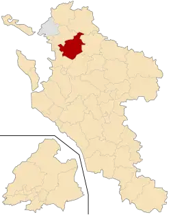 Кантон на карте департамента Шаранта Приморская