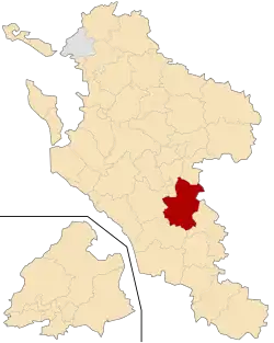 Кантон на карте департамента Шаранта Приморская