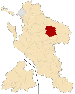 Кантон на карте департамента Шаранта Приморская