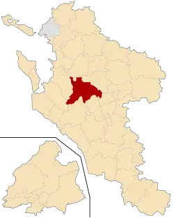 Кантон на карте департамента Шаранта Приморская