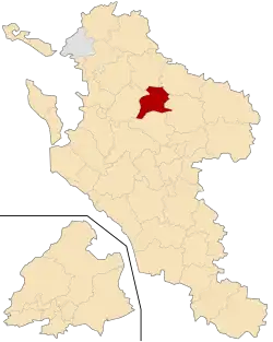 Кантон на карте департамента Шаранта Приморская