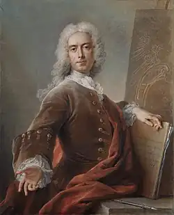 Автопортрет. 1734Бумага, пастель. 98,1 × 80 смЦентр Гетти, Лос-Анджелес