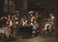 Игроки в трик-трак. Между 1648 и 1710. Холст, масло. Государственный музей искусств, Копенгаген