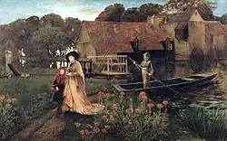 Мельница и запруда.