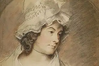 Портрет Шарлотты Тёрнер Смит кисти Дж. Ромни