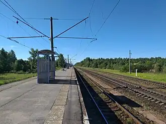 Вид с платформы на юг