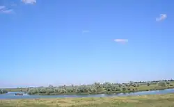 Пруд на реке в районе села Орловское