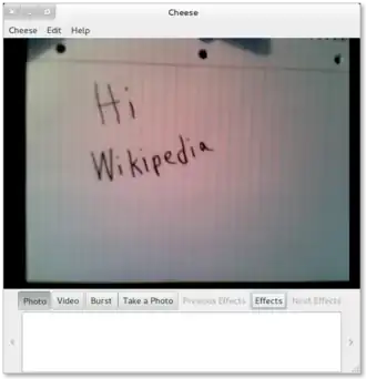 Скриншот программы Cheese