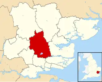 Сити-оф-Челмсфорд на карте