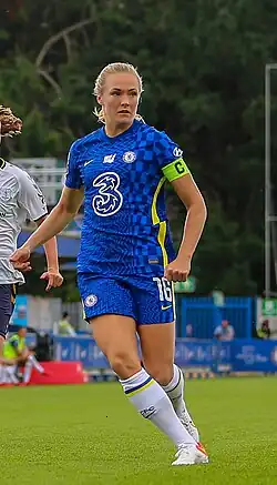 Эрикссон в 2021 году в составе «Челси»