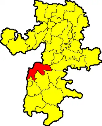 Верхнеуральский район на карте