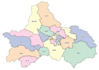 Чэнду на карте