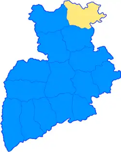 Мглинский уезд на карте