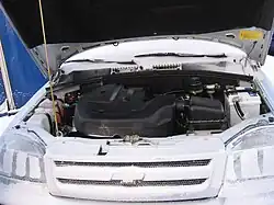 Подкапотное пространство Chevrolet Niva