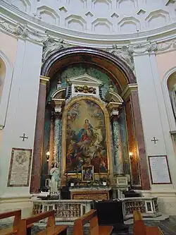 Дж. Одацци. Мистическое обручение Святого Роберто ди Молесма. 1705—1710. Холст, масло