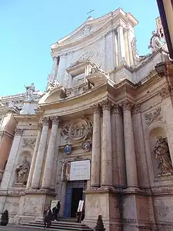 Церковь Сан-Марчелло-аль-Корсо. Архитектор Карло Фонтана. 1681-1687