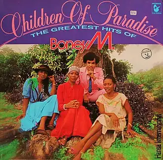 Обложка альбома Boney M. «Children of Paradise - The Greatest Hits of Boney M. - Vol. 2» (1981)