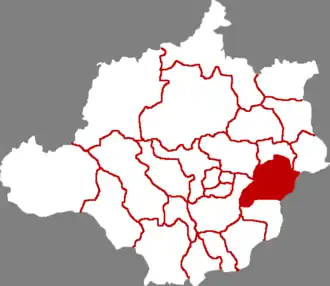 Аньсинь на карте