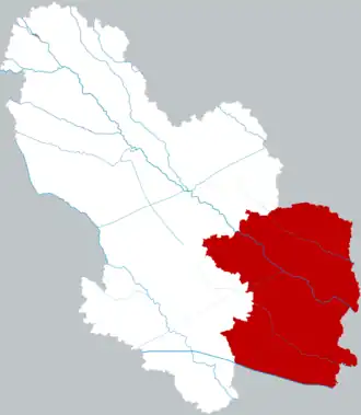 Мэнчэн на карте