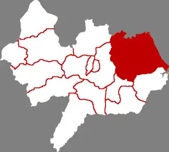 Хуанхуа на карте