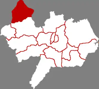 Жэньцю на карте