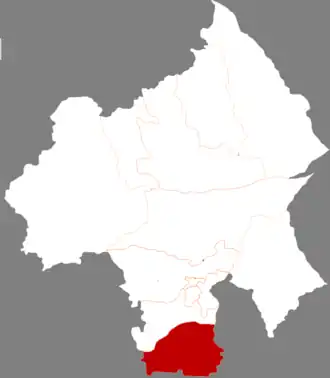 Нинчэн на карте