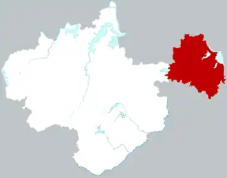 Тяньчан на карте