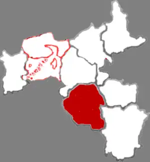 Хуньюань на карте