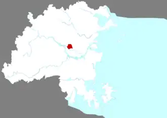 Гулоу на карте