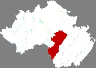 Хуаин на карте