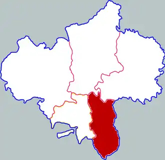 Цзинъюань на карте