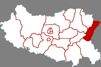 Гуаньтао на карте