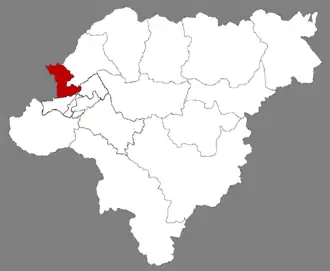 Сунбэй на карте