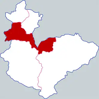 Цибинь на карте