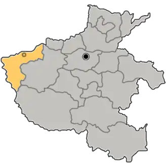 Саньмэнься на карте