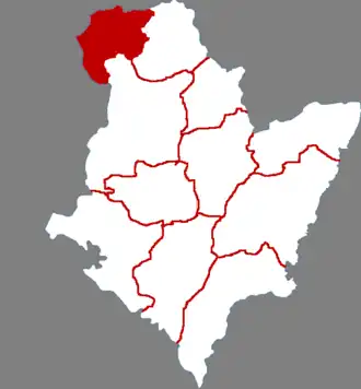 Аньпин на карте