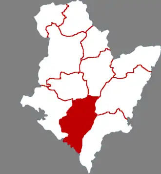 Цзаоцян на карте