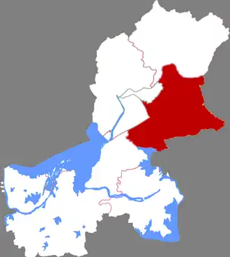 Хуайань на карте