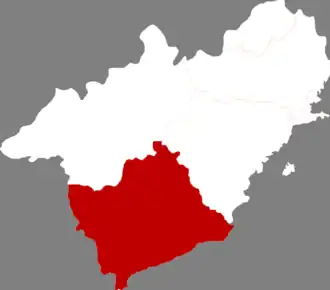 Суйчжун на карте