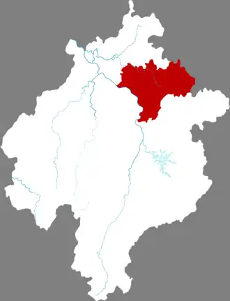 Цзиньси на карте