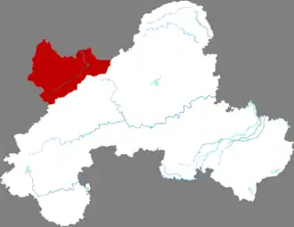 Тунгу на карте