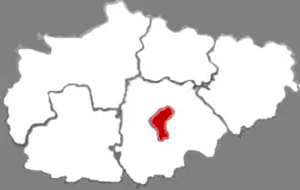 Чэнцюй на карте